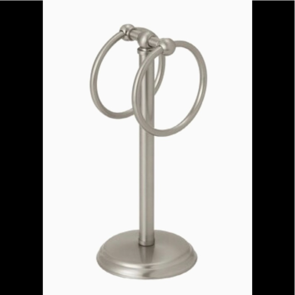 Springs Welshire Brushed Nickel Double Ring Towel